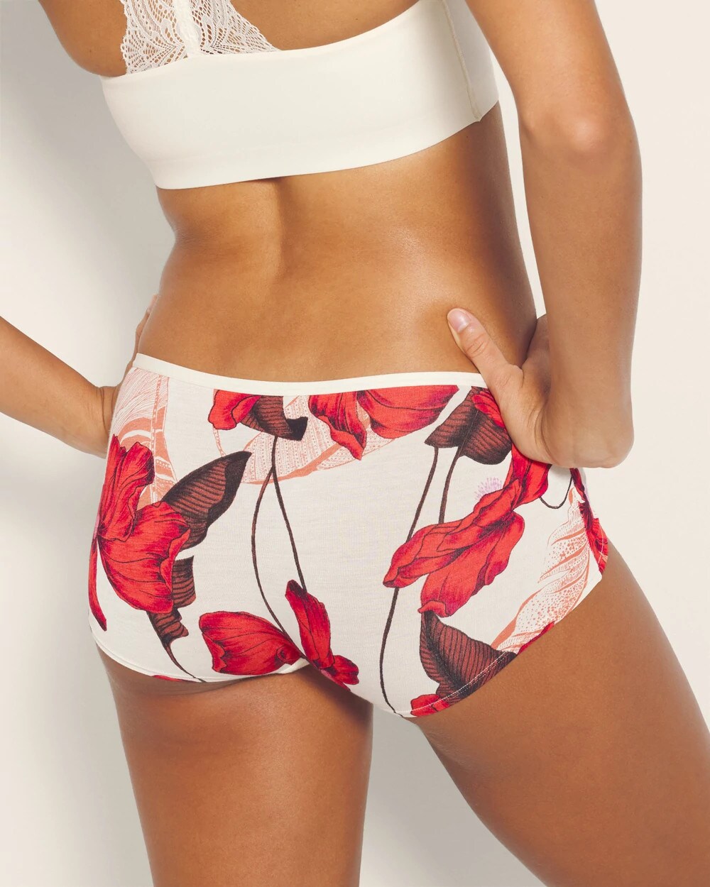 TROPIC LIKE ITS HOT M WS Boyshort Panty with Enchanting Lace