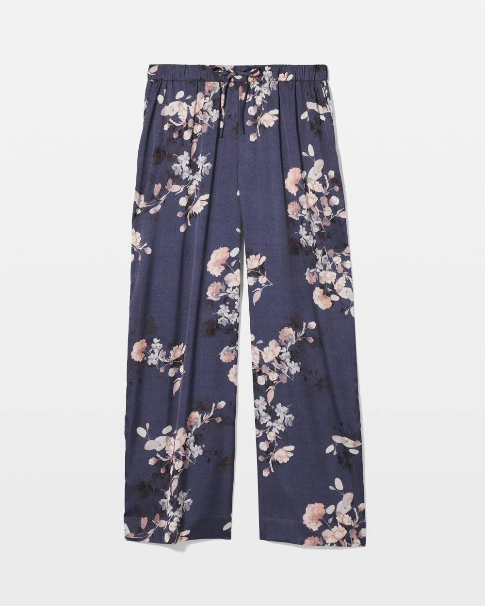 FLORAL DREAMS GRAY Piped Pajama Pant