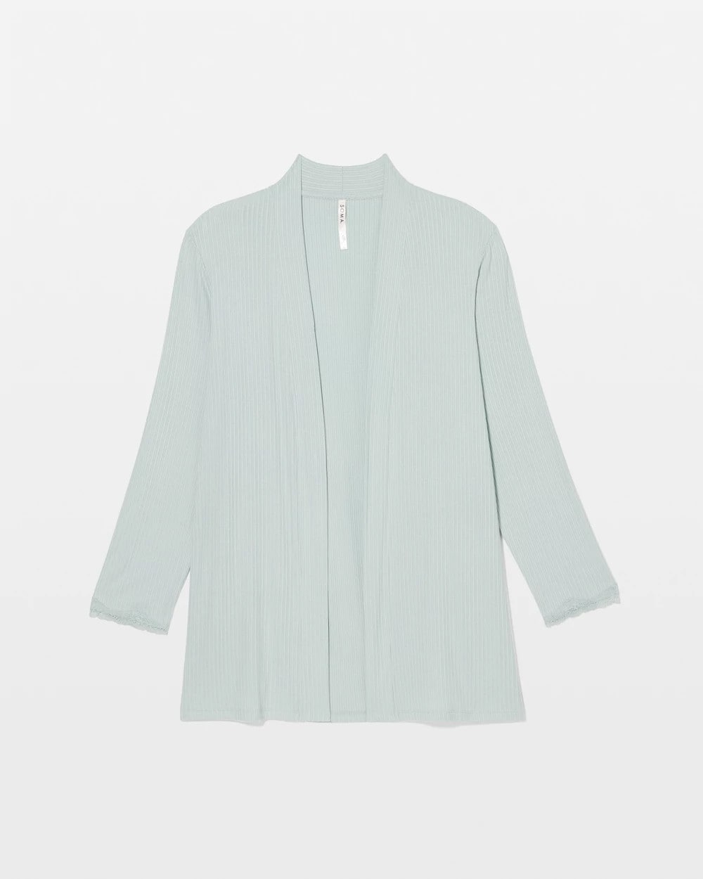 GREEN MIST Pointelle Pajama Cardi