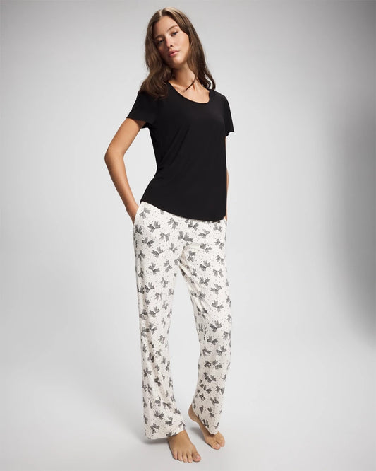 THATS A WRAP CHAMP MICRO Packaged Short-Sleeve Pant Pajama Set