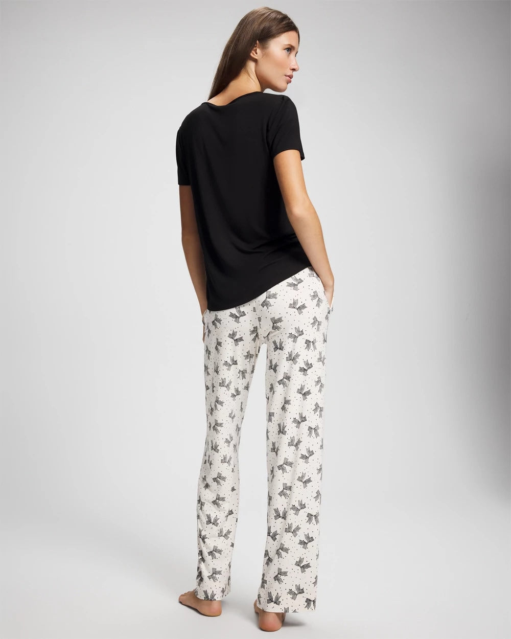 THATS A WRAP CHAMP MICRO Packaged Short-Sleeve Pant Pajama Set