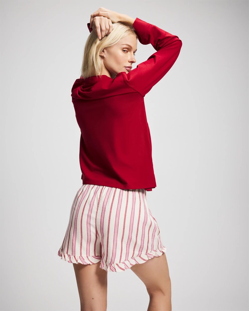 SMART STRIPE CHAMPAGNE Pajama Set