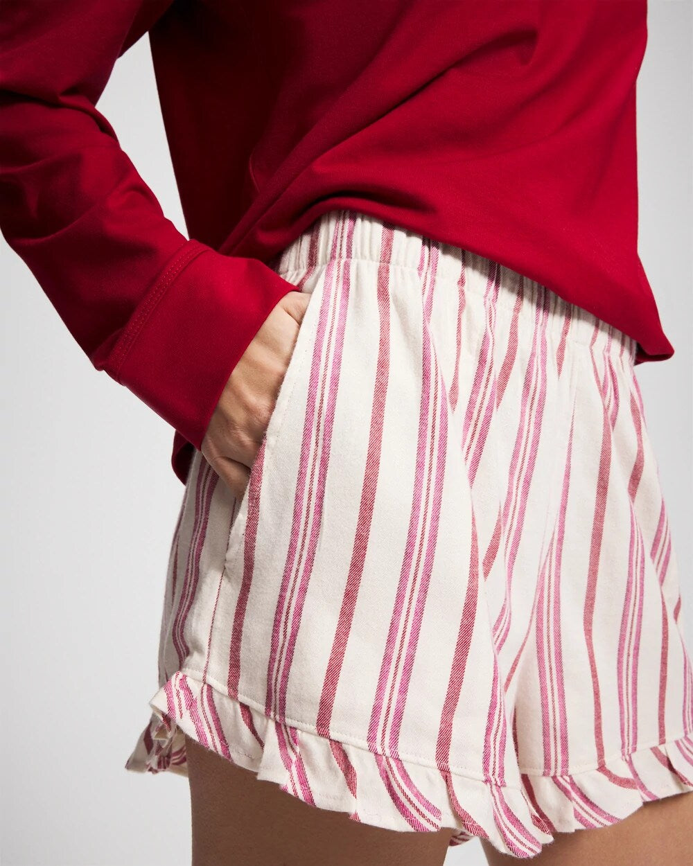 SMART STRIPE CHAMPAGNE Pajama Set