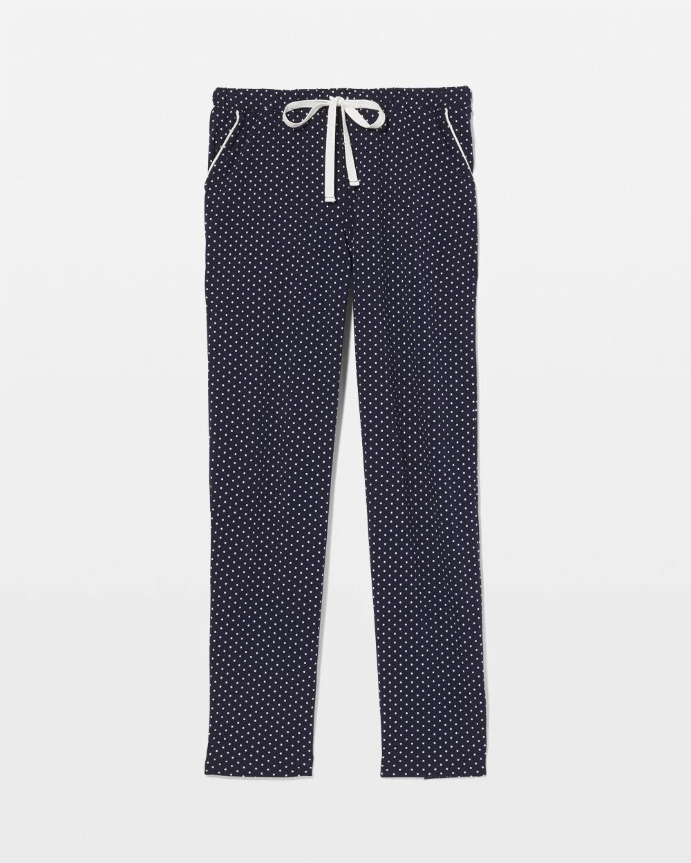 METRO DOT NAVY Ankle Pajama Pant