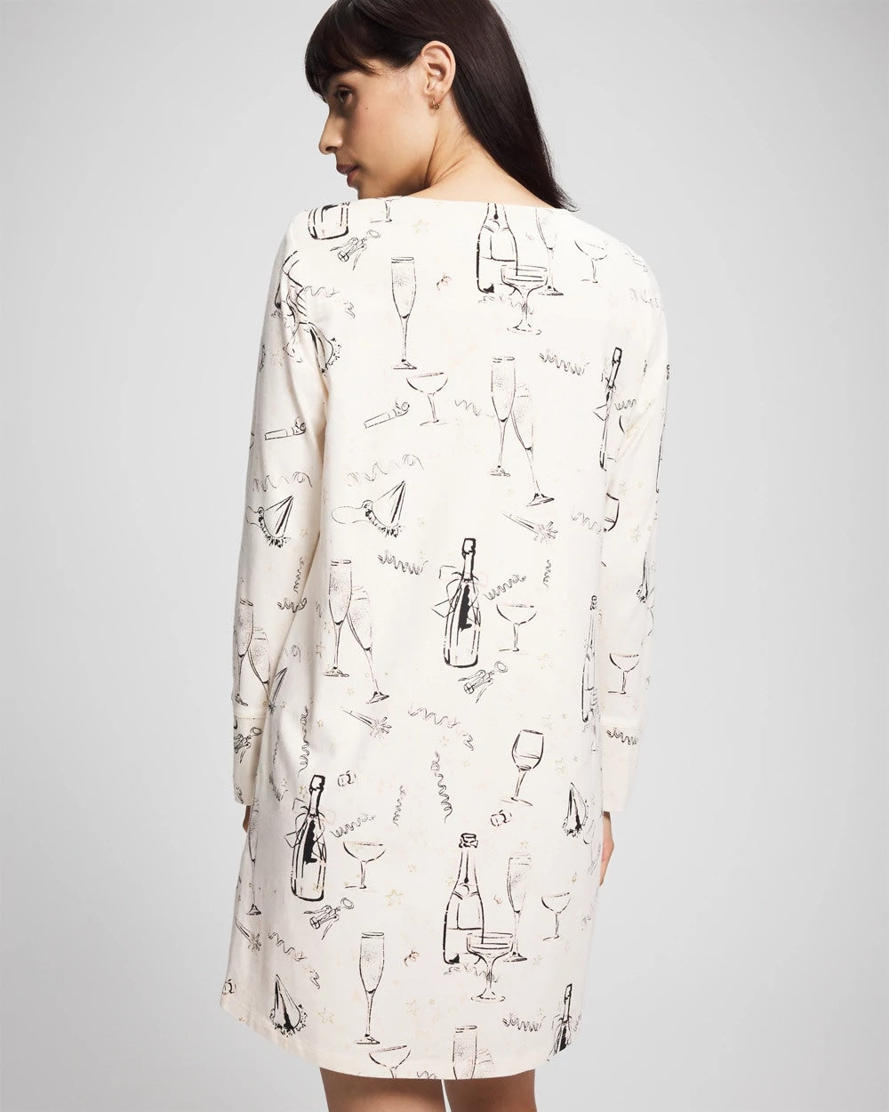 FIZZ THE SEASON FOIL Long-Sleeve Sleepshirt