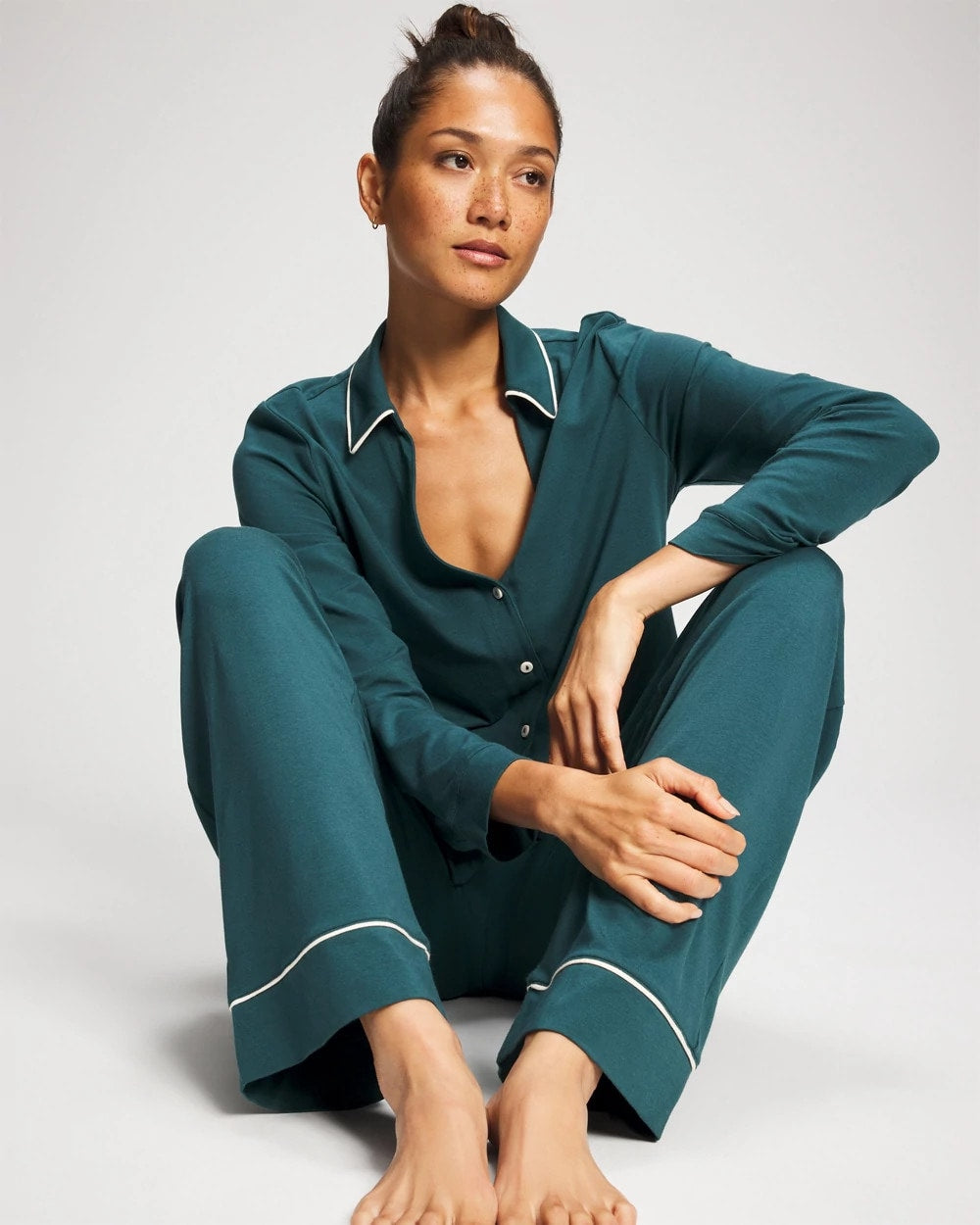 DEEP TEAL Pajama Pant