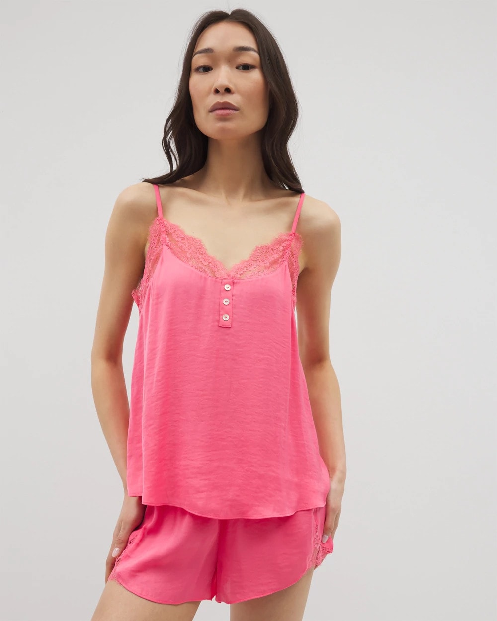 CAMELLIA ROSE Lace Trim Cami