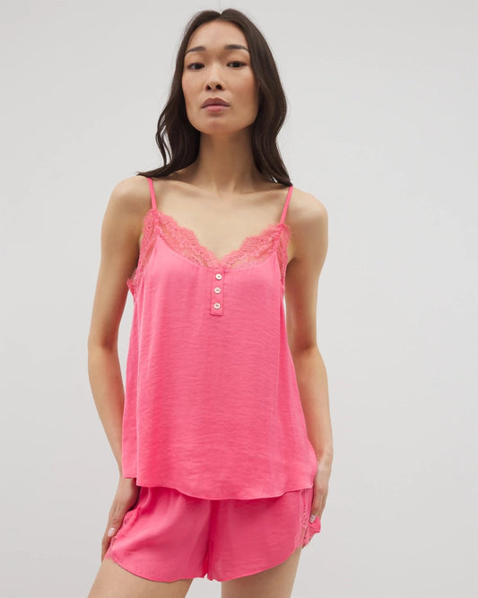 CAMELLIA ROSE Lace Trim Cami