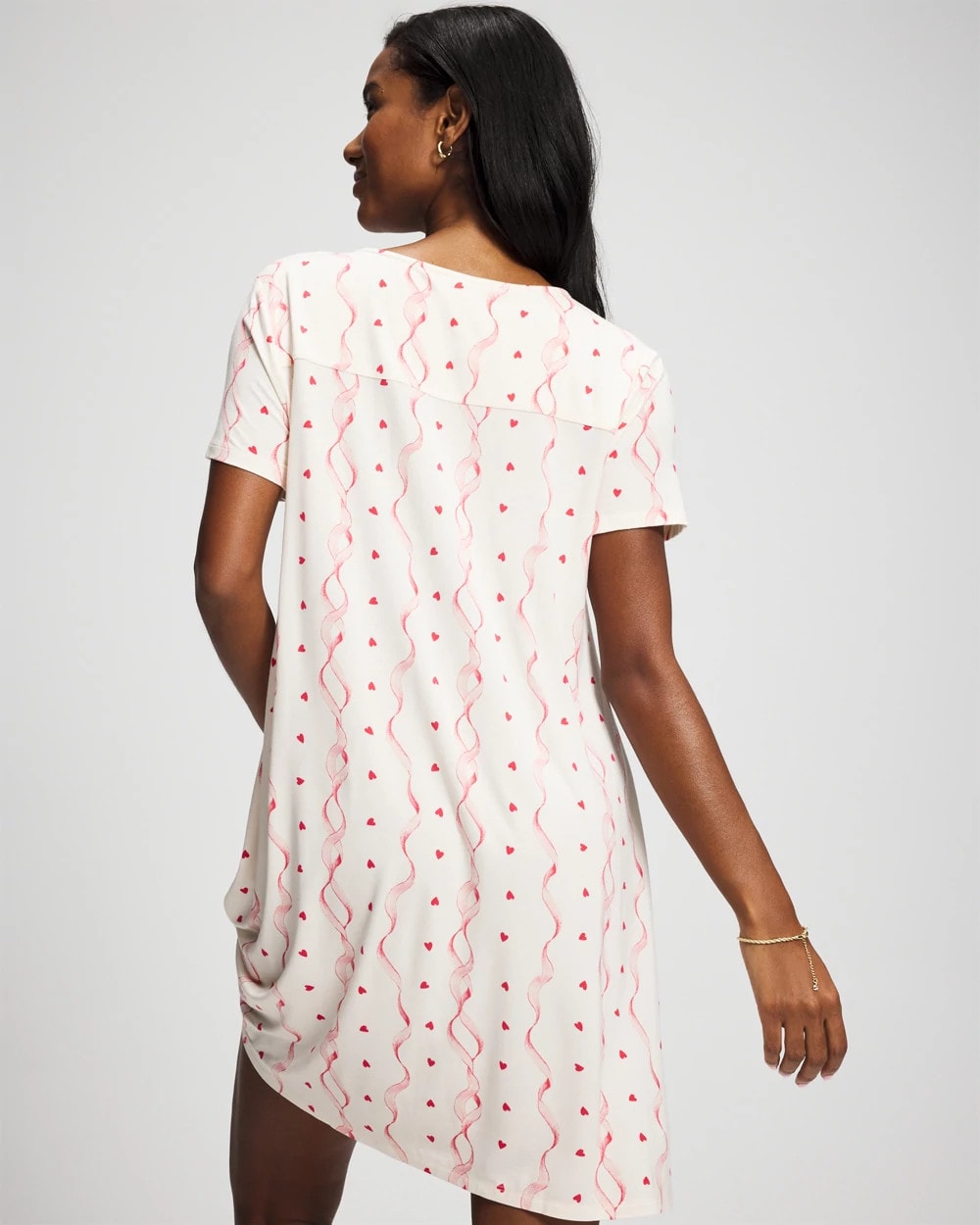 COQUETTE VALENTINE CHAMP Short Sleeve Sleepshirt