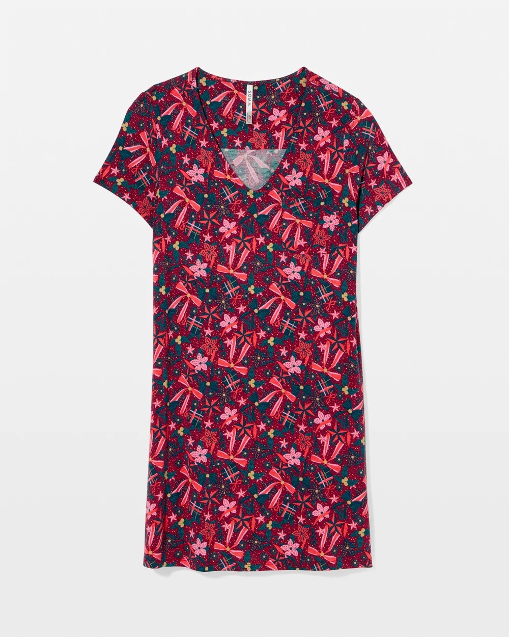 HOLLY JOLLY RED VELVET Short Sleeve Sleepshirt