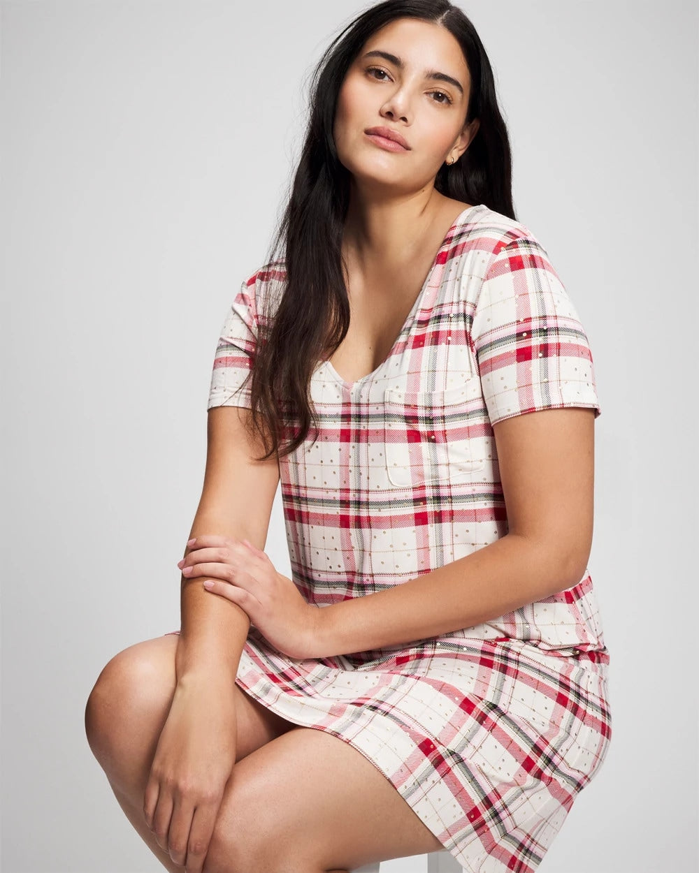 TARTAN TEXTILE CHAMP Short Sleeve Sleepshirt