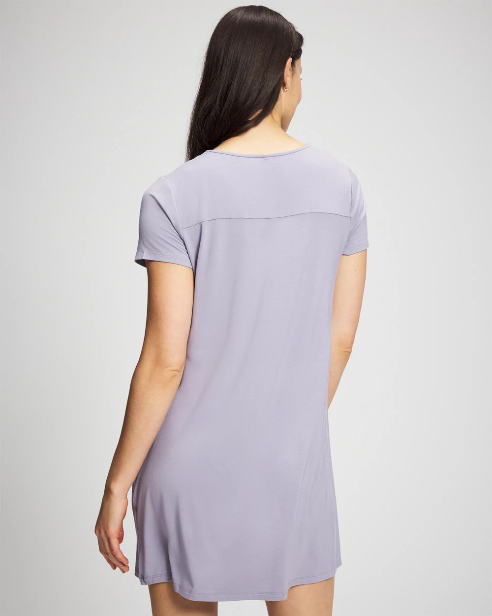 LAVENDER CLOUD Short Sleeve Sleepshirt