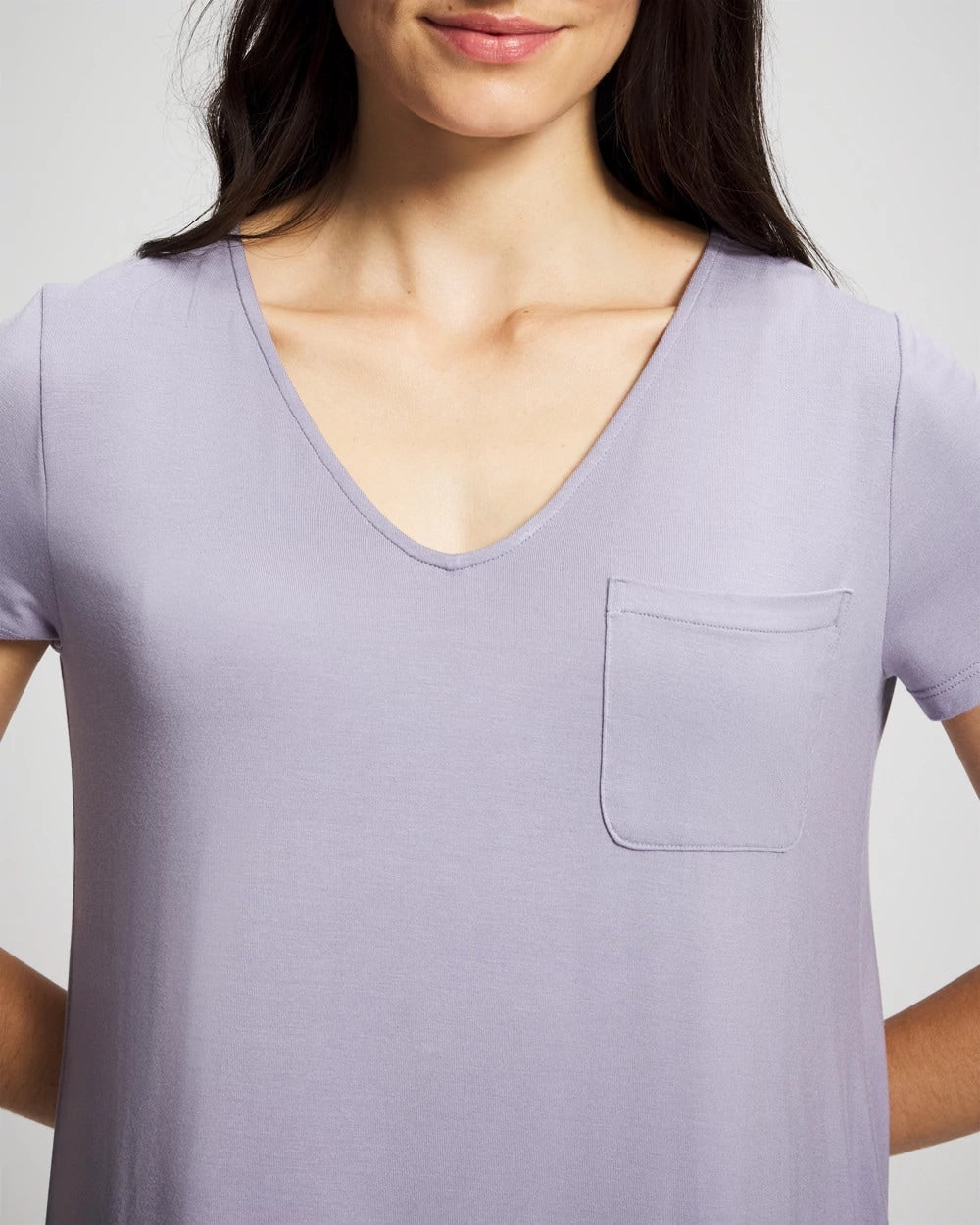 LAVENDER CLOUD Short Sleeve Sleepshirt
