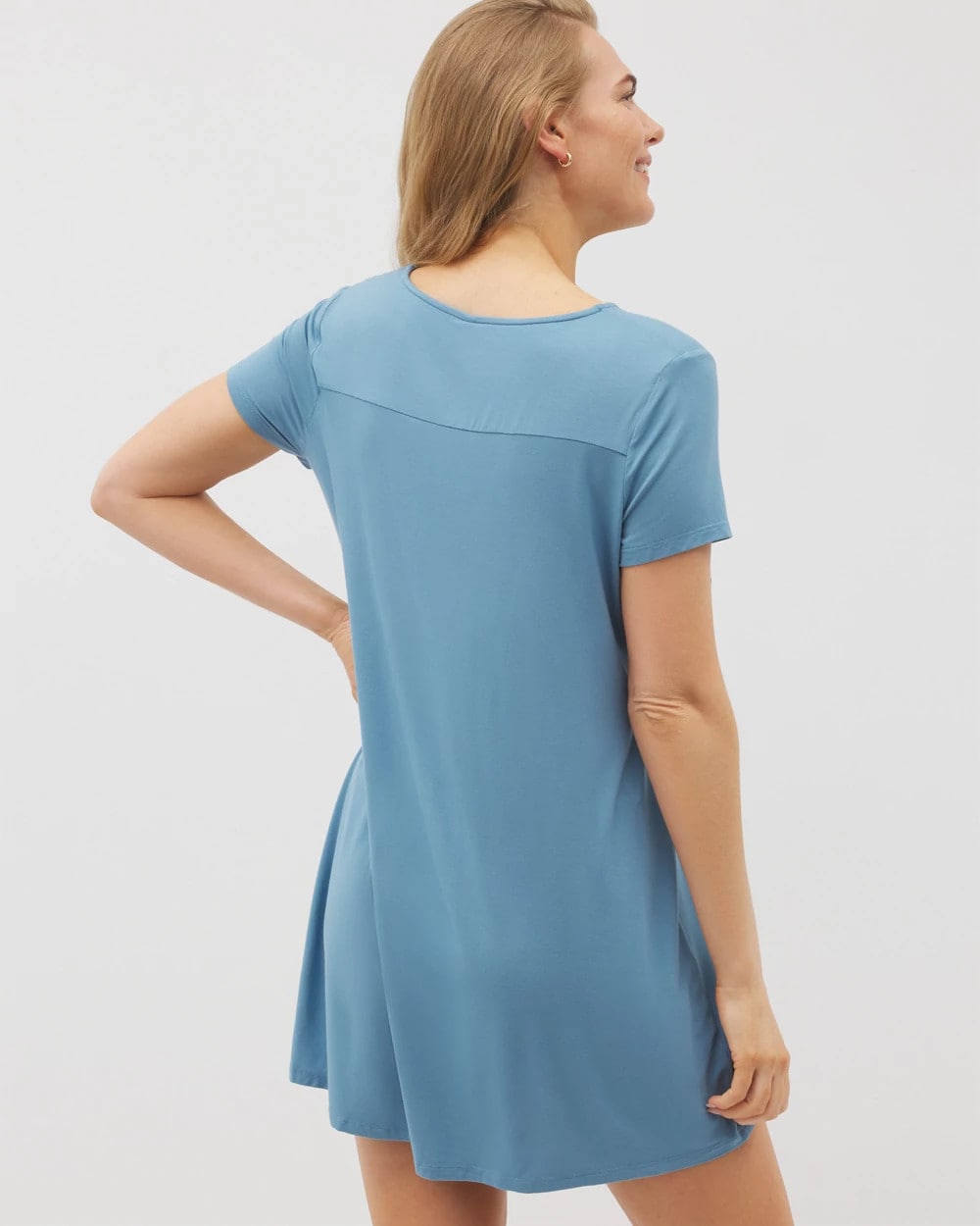 BLUE HEAVEN Short Sleeve Sleepshirt