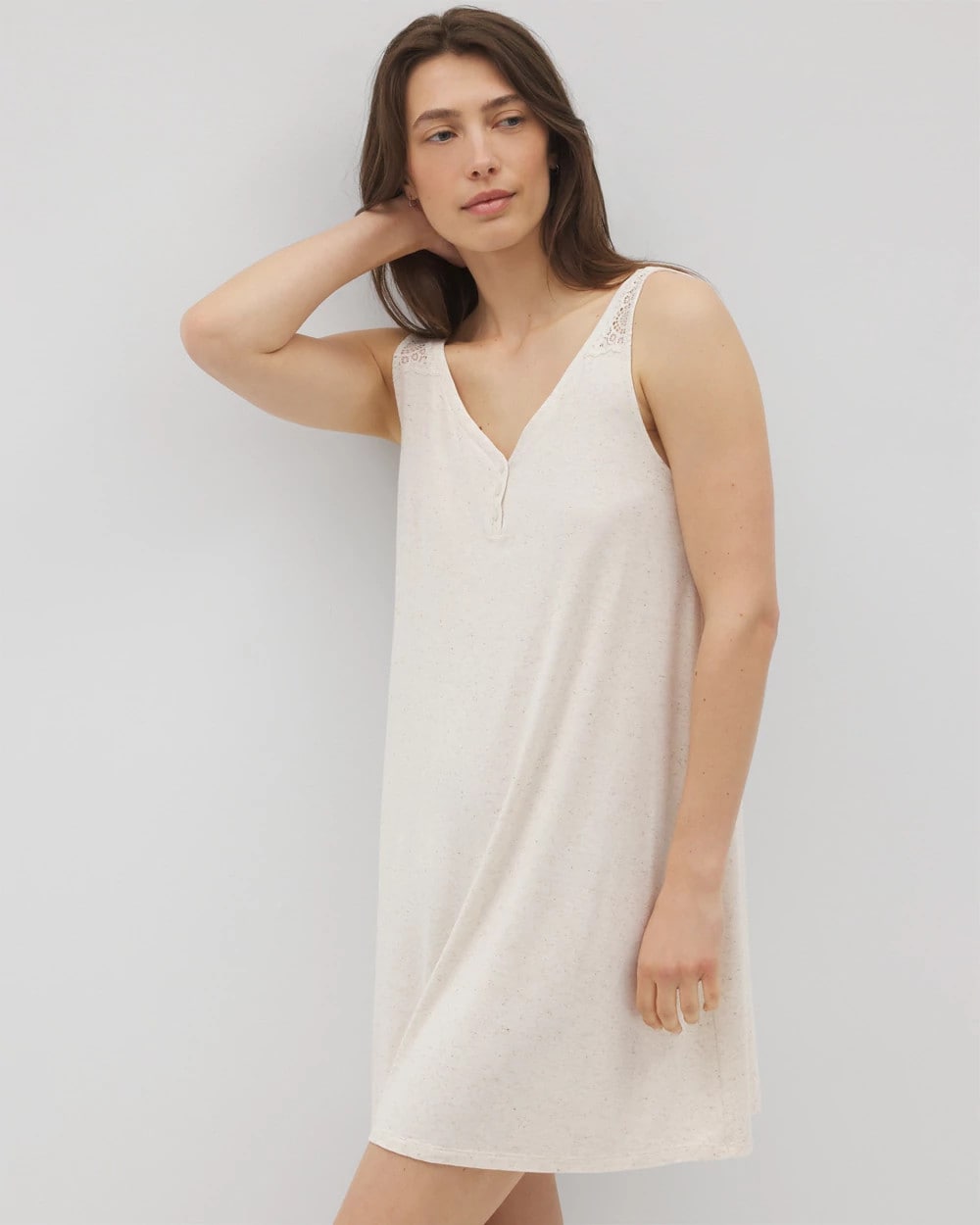 IVORY SLUB Slub Chemise