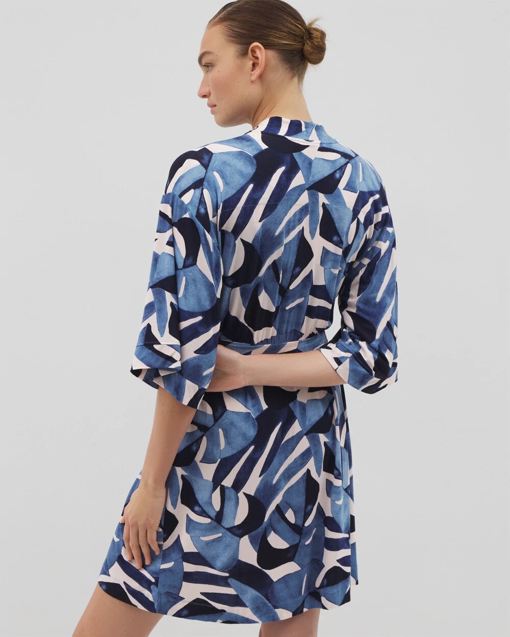 TROPICAL BREEZE SKY Short Robe