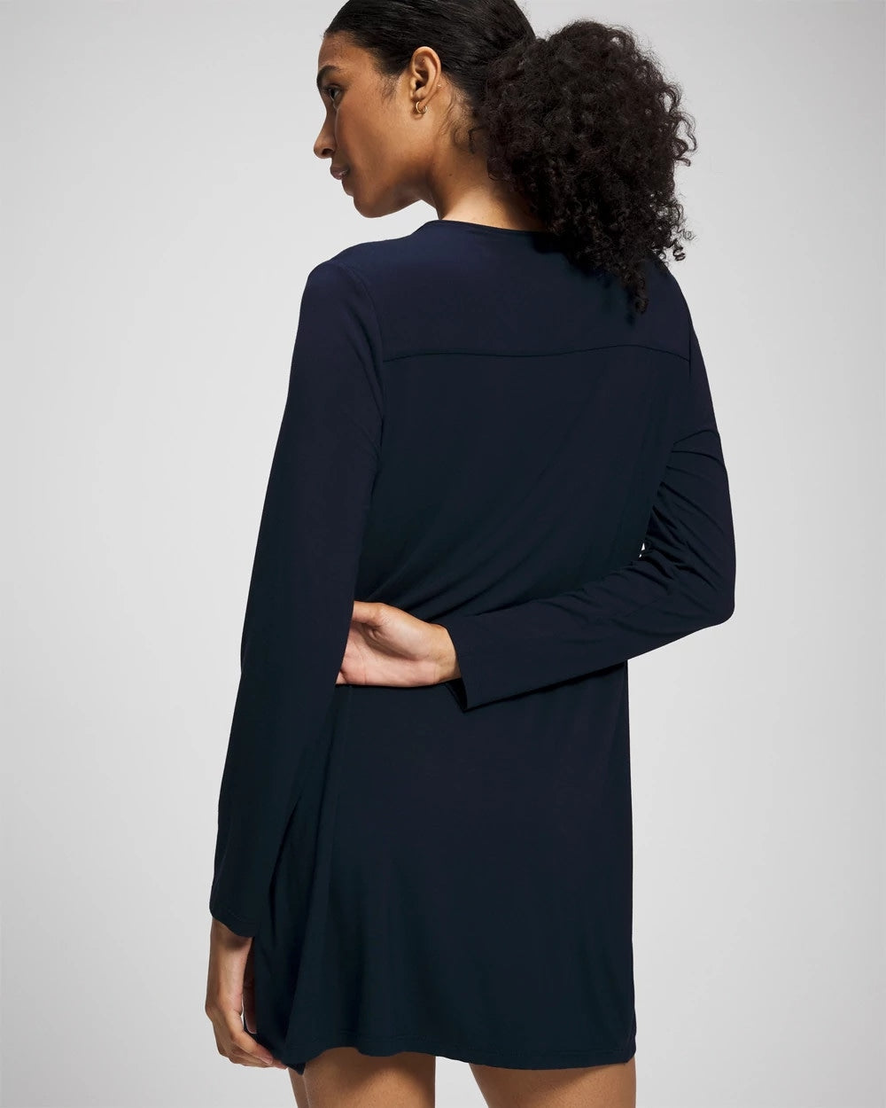 NIGHTFALL NAVY Long-Sleeve Sleepshirt