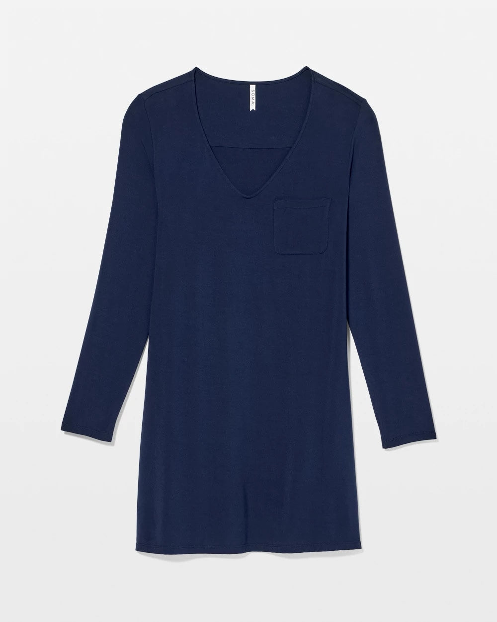 NIGHTFALL NAVY Long-Sleeve Sleepshirt