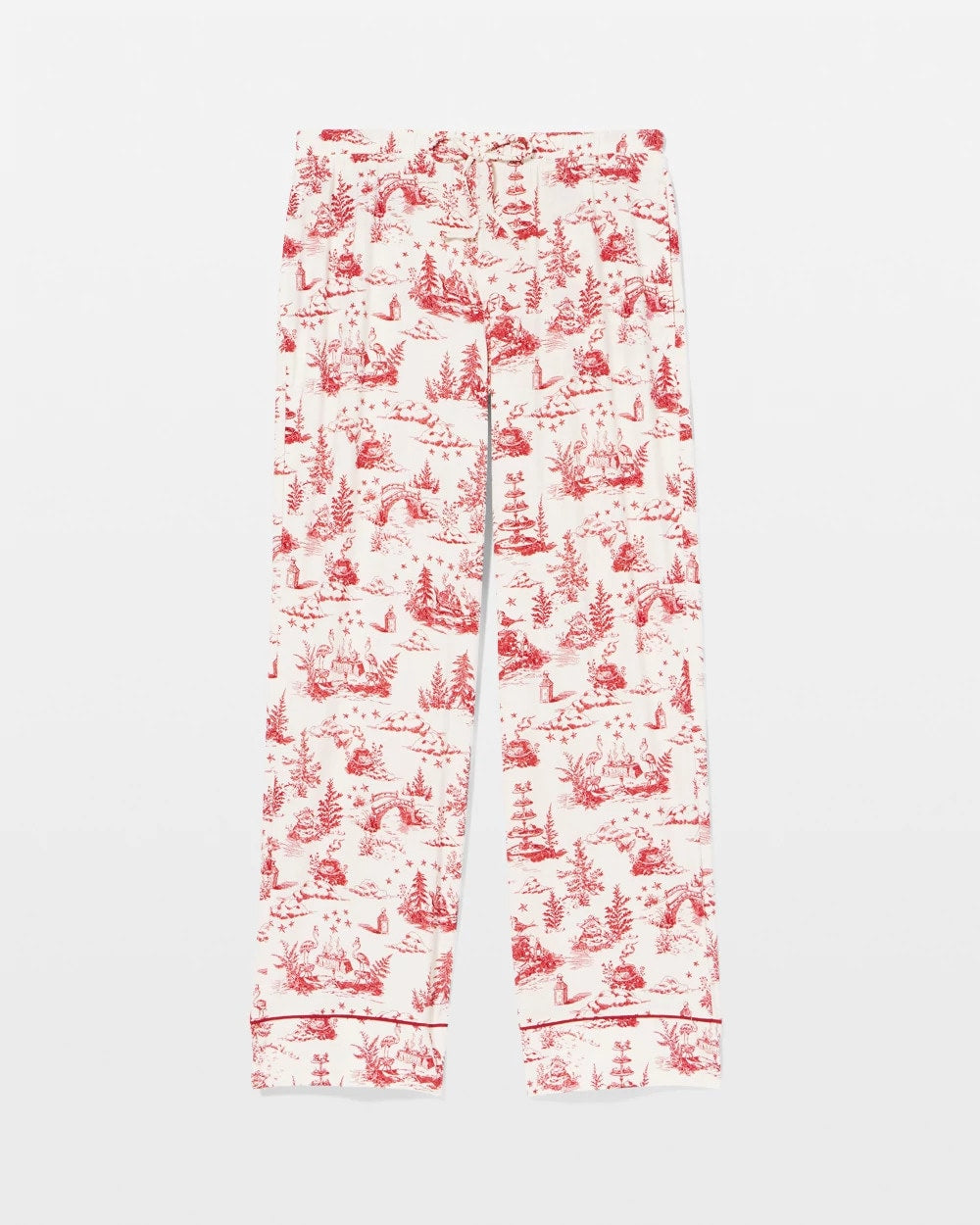ENCHANTED TOILE CHAMPAGNE Printed Pajama Pant