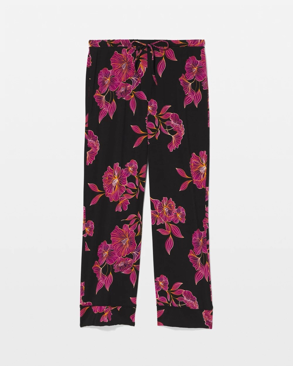GILDED BLOOMS MAGENTA Printed Pajama Pant