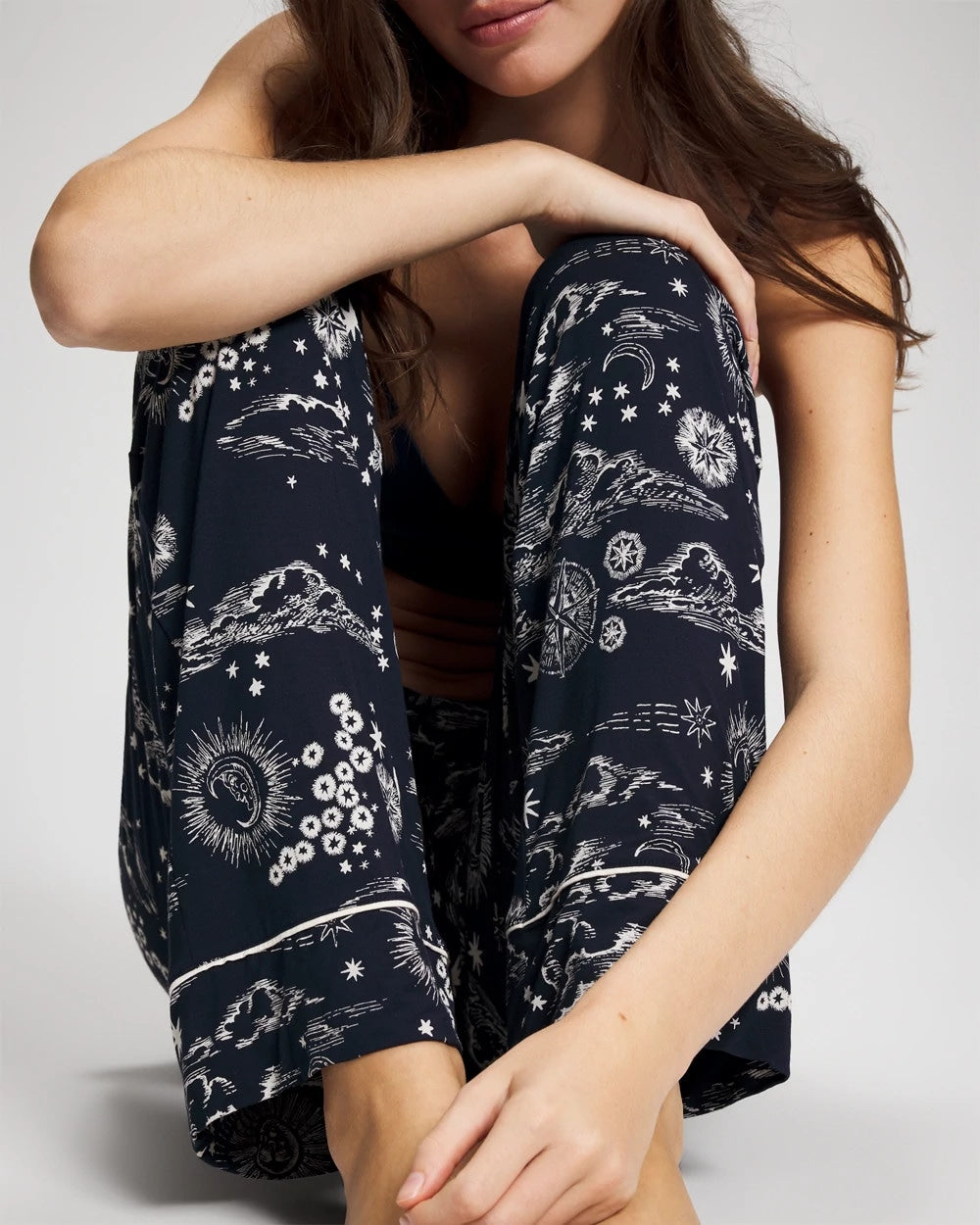 COSMIC BALLET NAVY Printed Pajama Pant