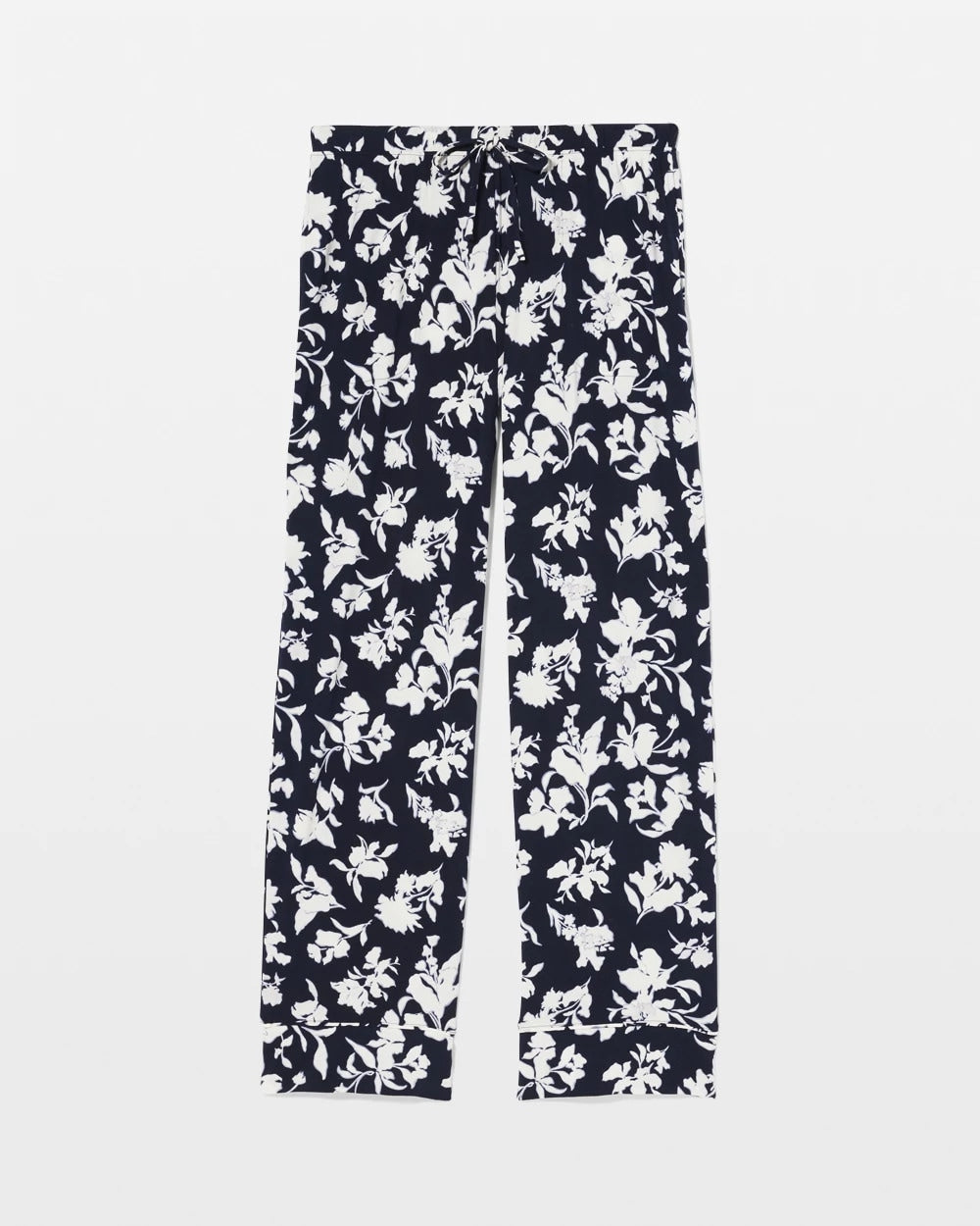 SERENITY PETALS NAVY Printed Pajama Pant