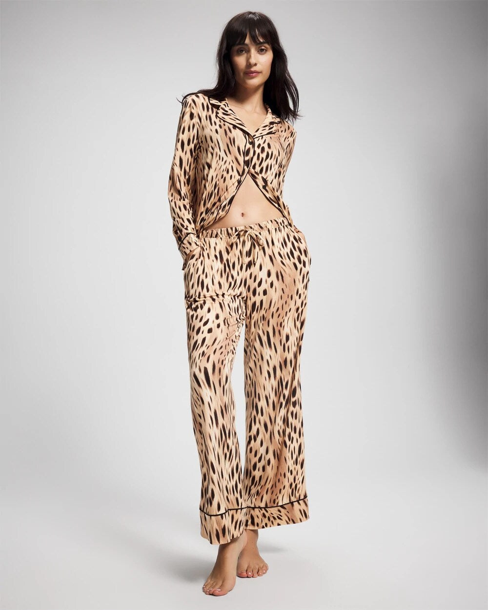 SPLENDID LEOPARD AMBER Printed Pajama Pant