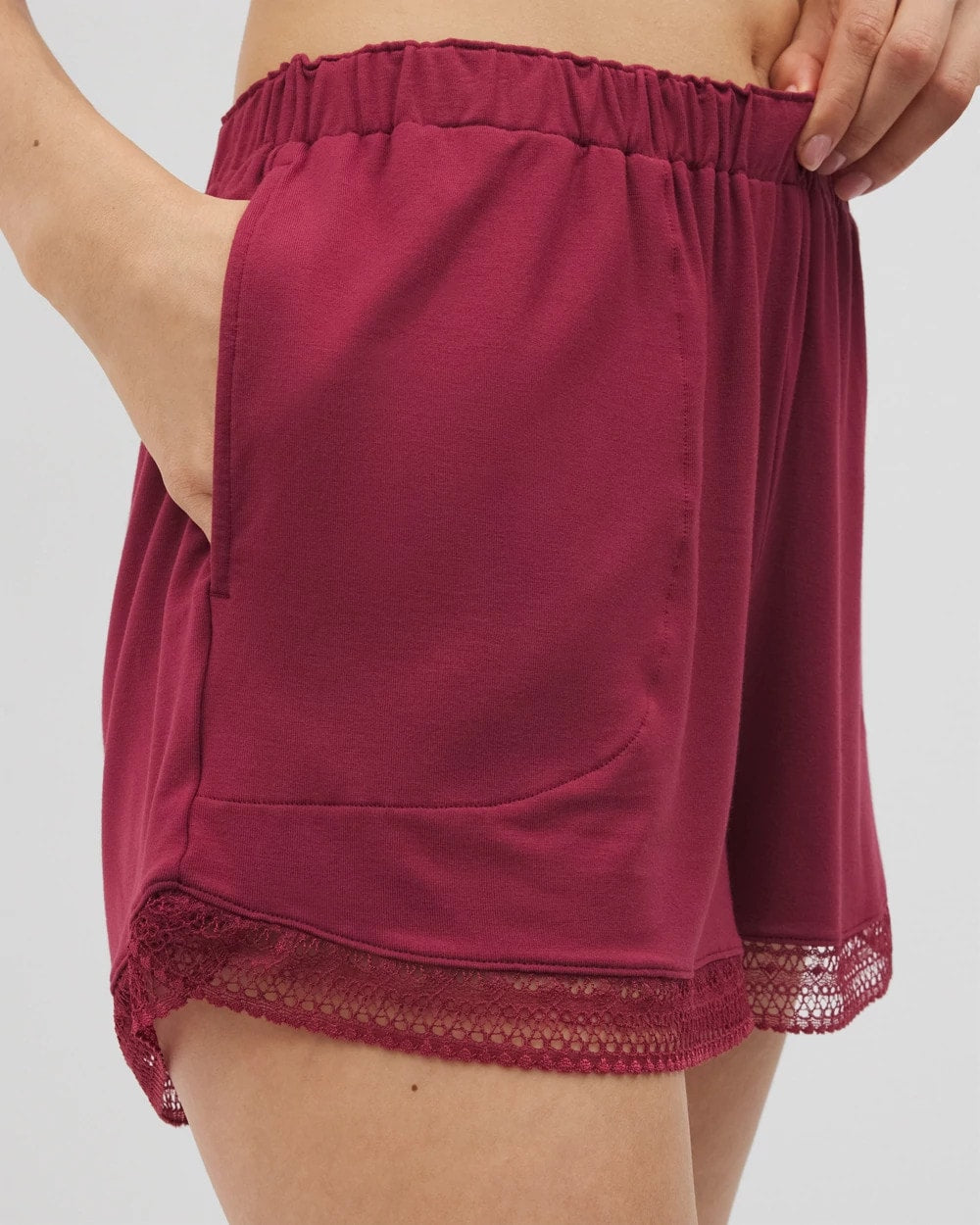 GARNET Geo Lace Pajama Short