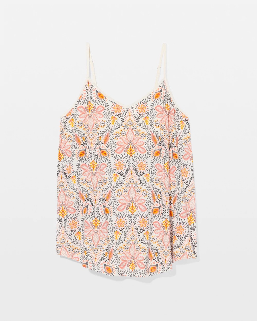 VINE PAISLEY CHAMPAGNE M V-Neck Pajama Cami