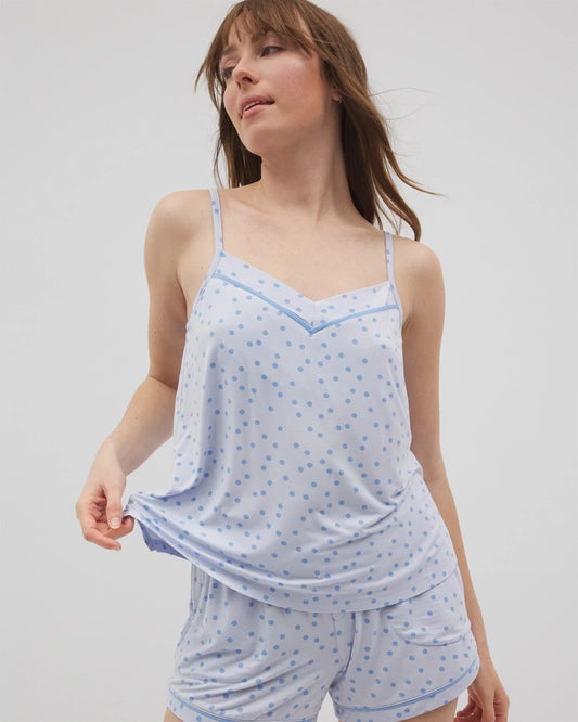 MERRY DOT OCEAN AIR Piped Pajama Cami