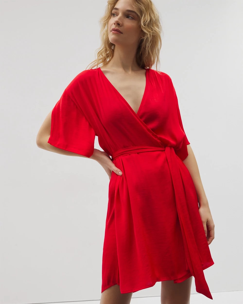 DARE ME RED Short Robe