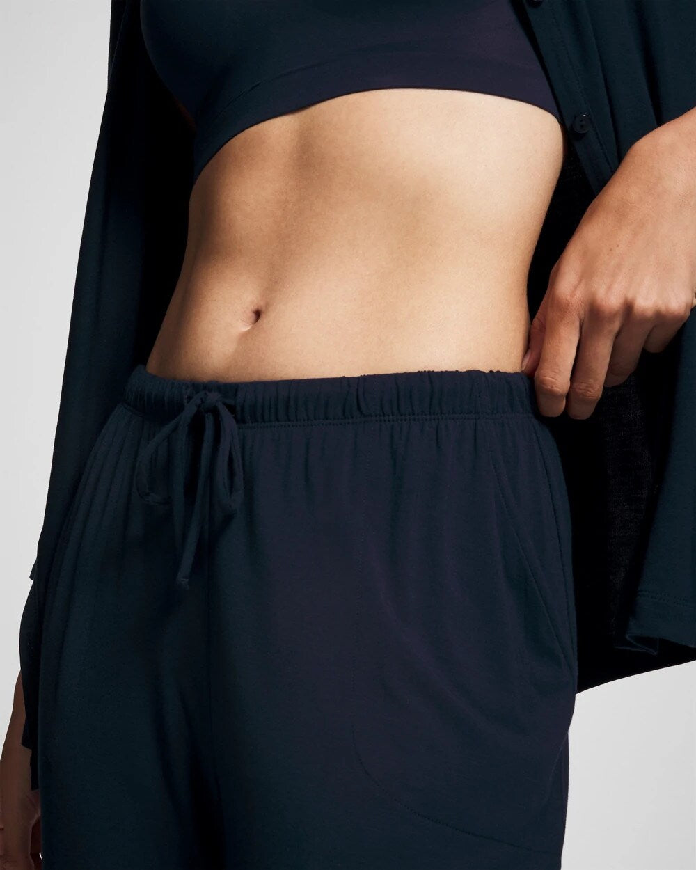 NIGHTFALL NAVY Ankle Pajama Pant