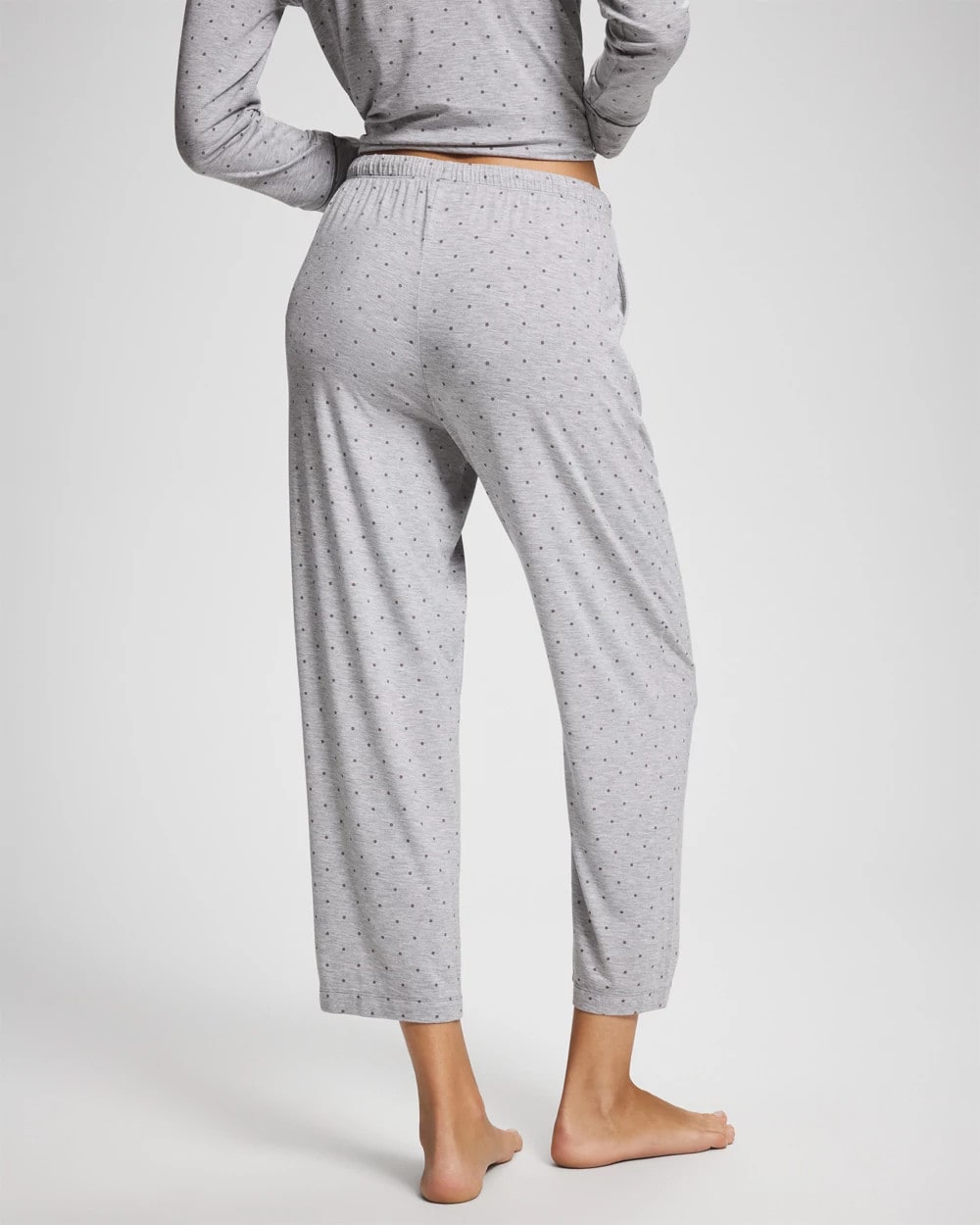 PEACEFUL DOT HEATHER Ankle Pajama Pant