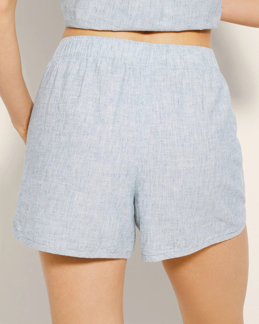 IDYLLIC BLUE CROSSDYE Pajama Shorts