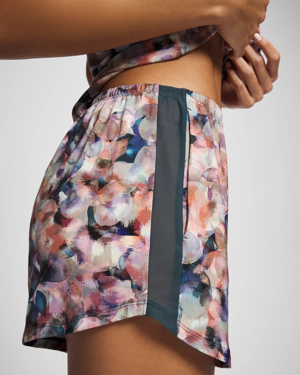 PETAL MOSAIC PETROL Pajama Short