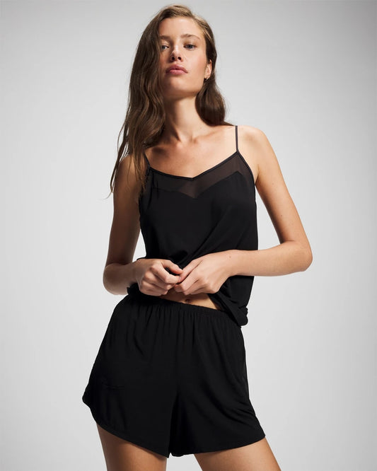 BLACK Pajama Short