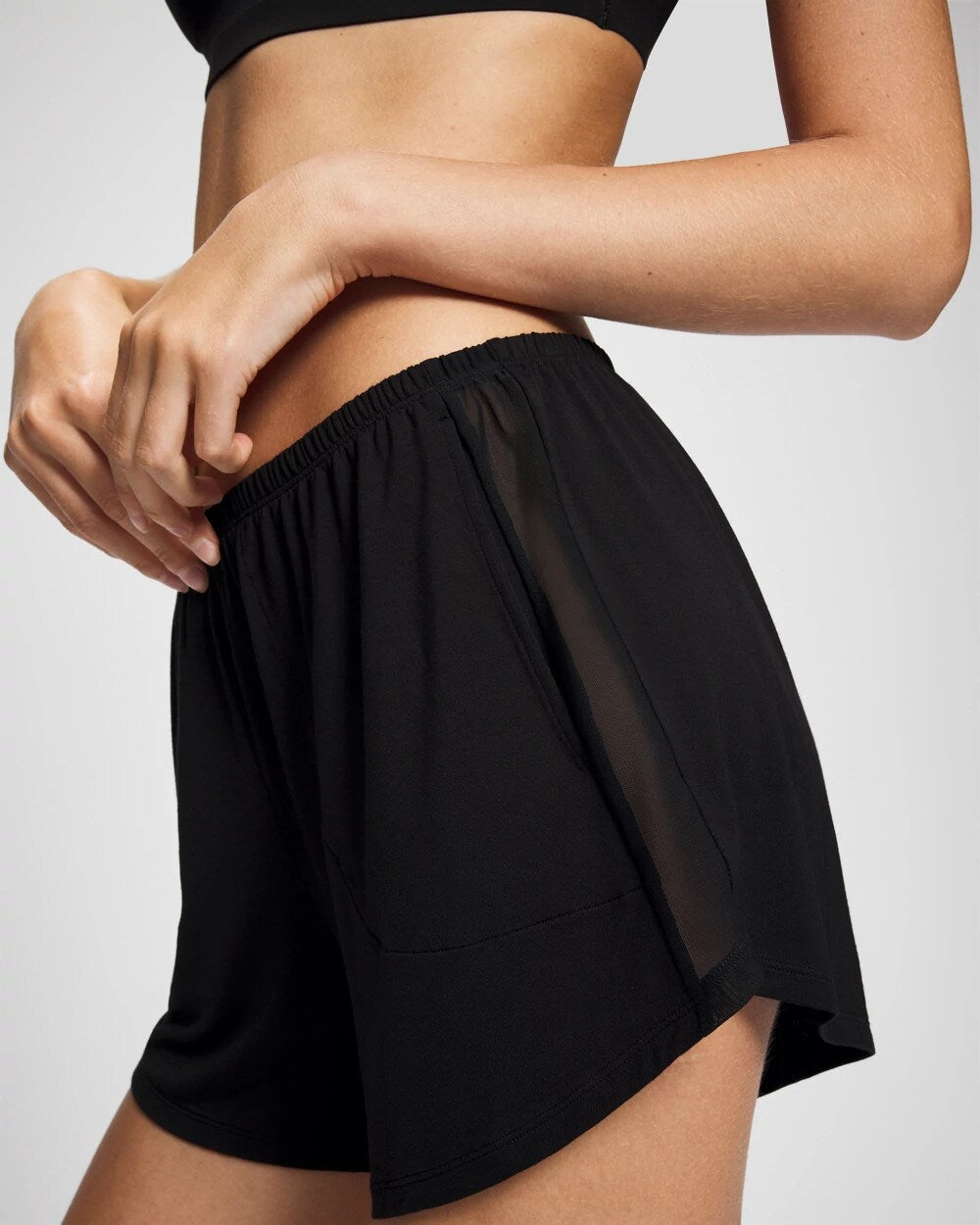 BLACK Pajama Short