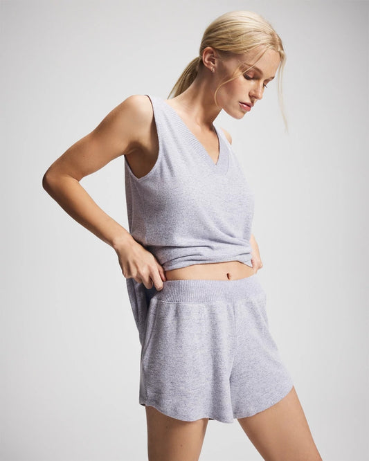 BLUE OPAL/VELVET MORNING CozyLuxe Pajama Short