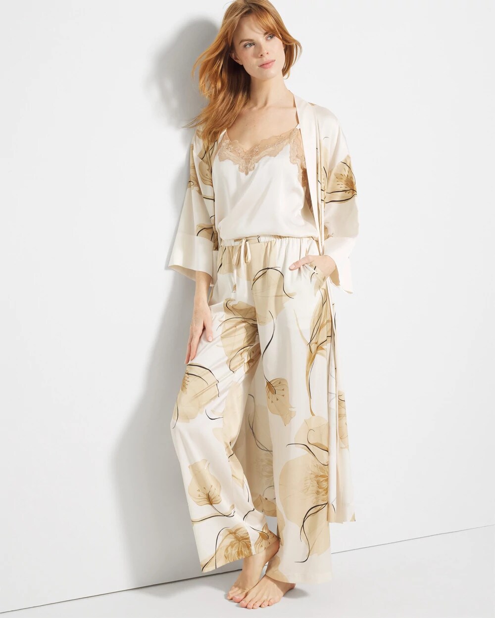 CHIFFON FLORAL G CHMP DRM Printed Pajama Pants