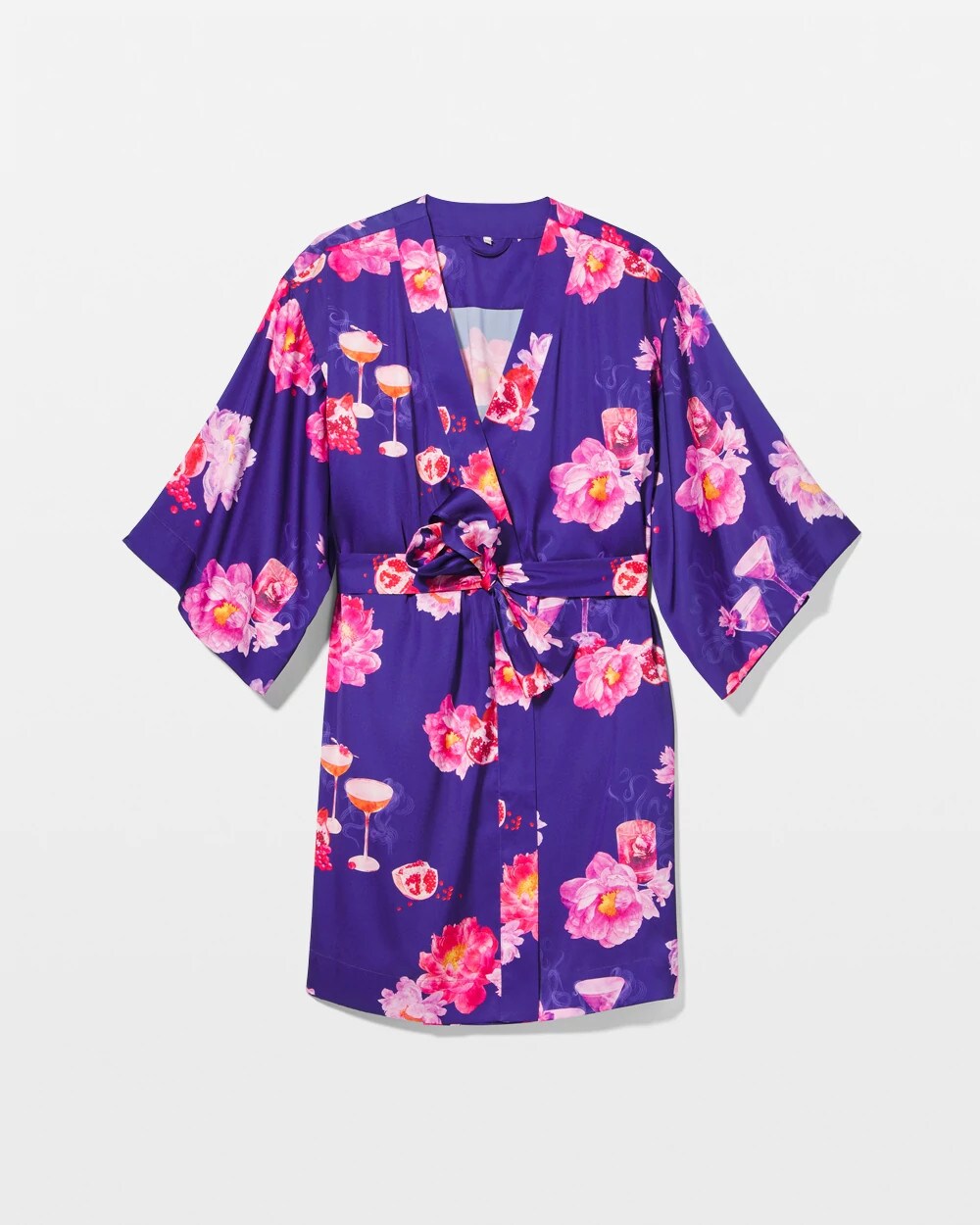 FROSTINIS PASSION FLOWER Kimono Robe