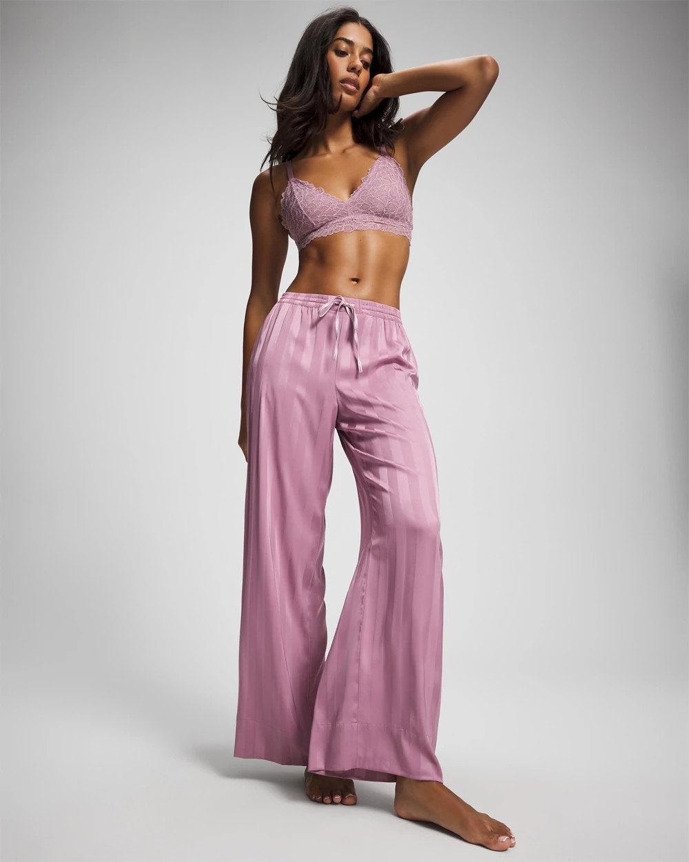 LILAC WINE Shadow Stripe Pajama Pant