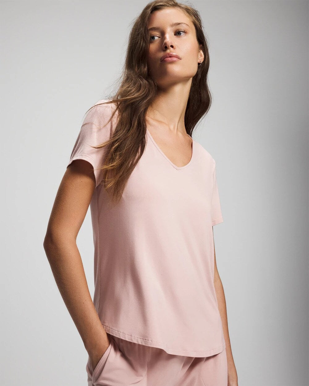 VINTAGE PINK Short Sleeve Pajama Tee