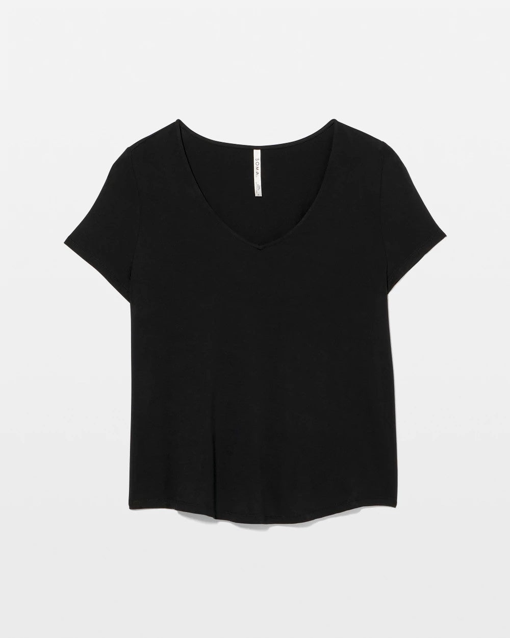 BLACK Short Sleeve Pajama Tee