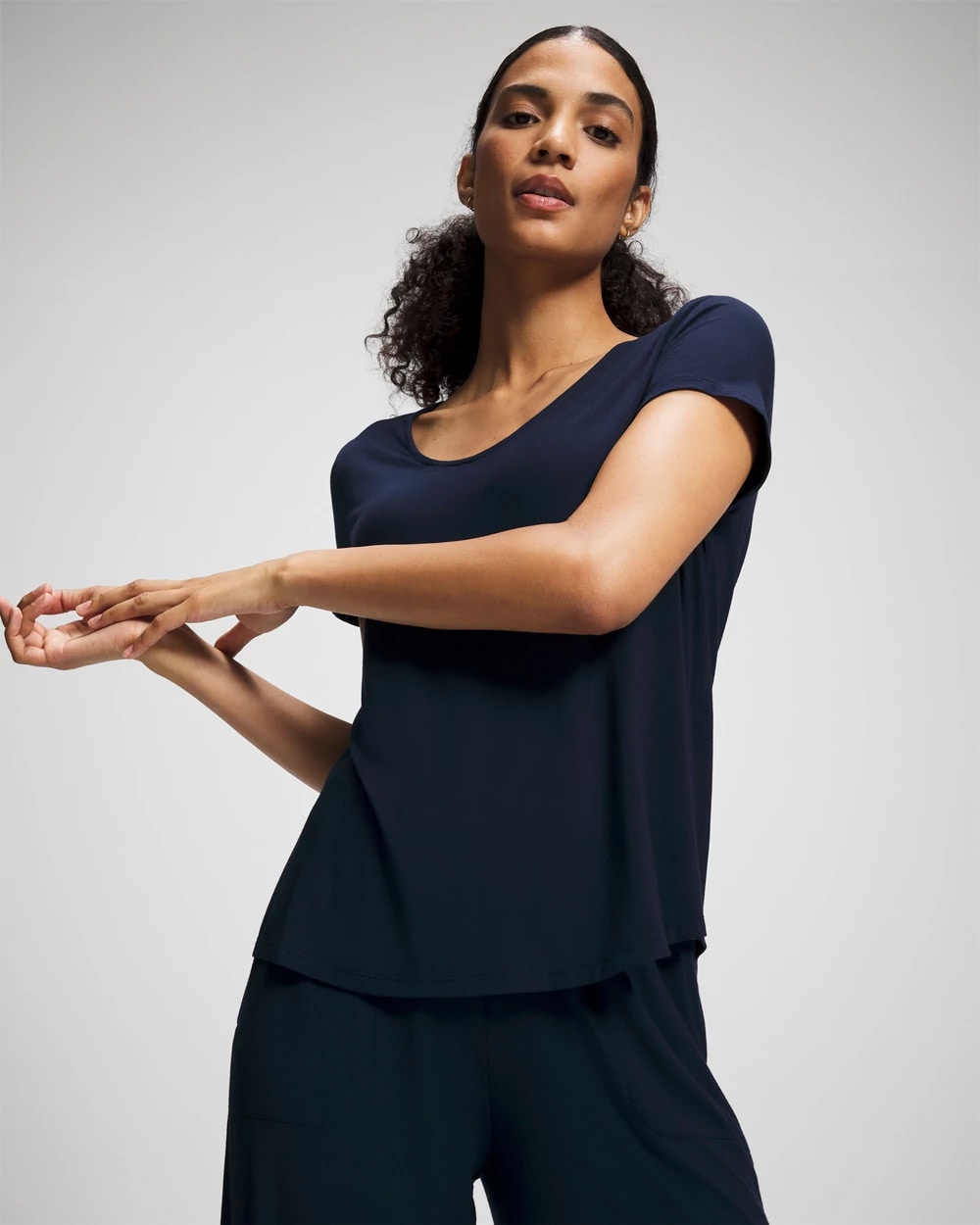 NIGHTFALL NAVY Short Sleeve Pajama Tee