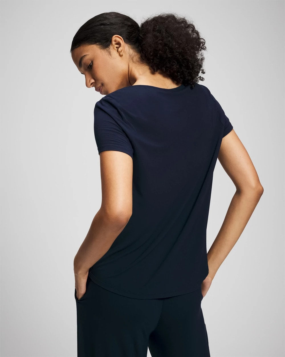 NIGHTFALL NAVY Short Sleeve Pajama Tee