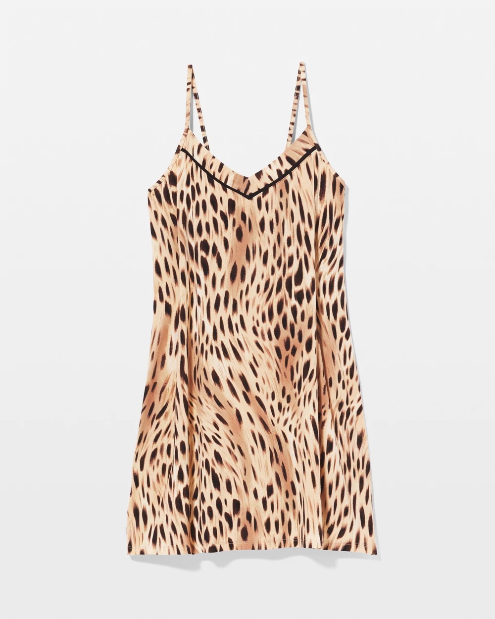 SPLENDID LEOPARD AMBER Chemise with Piping