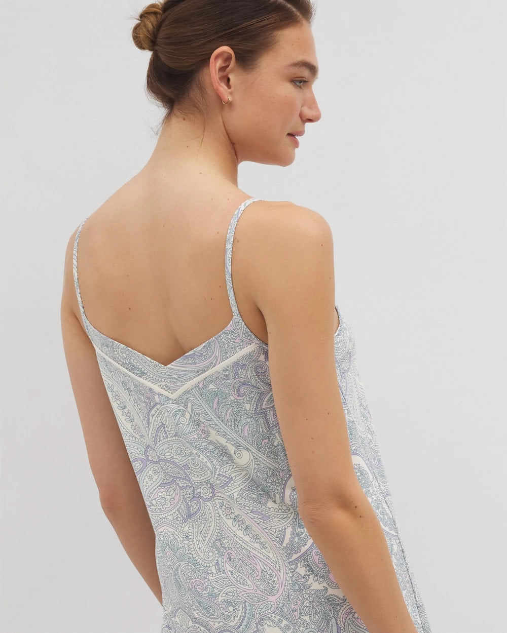 GLOBAL PAISLEY GRAND C Chemise with Piping