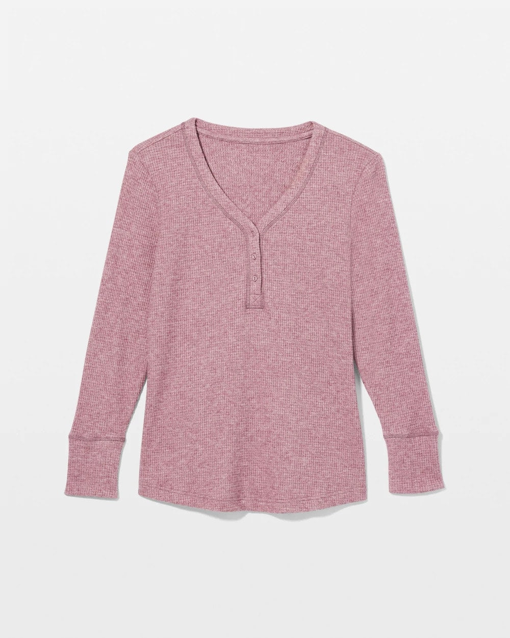 HEATHER PINOT Long-Sleeve Pajama Henley