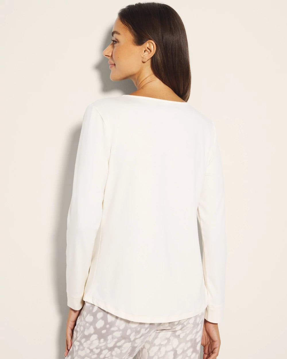 CHAMPAGNE DREAMS Long-Sleeve Pajama Top