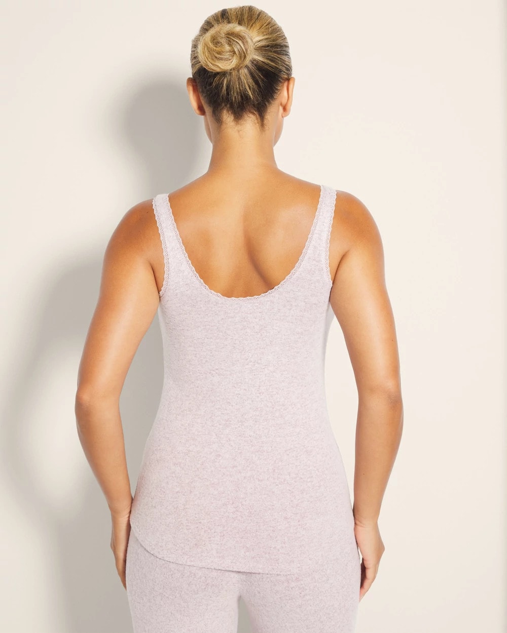 PORCELAIN/ELDERBERRY CD Cozyluxe Pajama Tank
